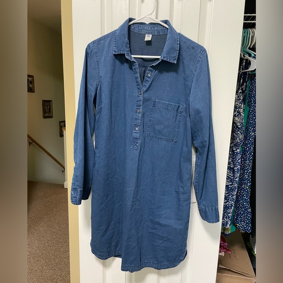 Old navy jean shirt dress - Picture 1 of 3